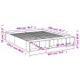 Estructura de cama madera de ingeniería blanca 200x200 cm de vidaXL, Camas y somieres - Ref: Foro24-3280538, Precio: 172,52 €...