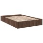 Oak brown engineered wood bed frame 150x200 cm by vidaXL, Beds and slatted bases - Ref: Foro24-3280565, Price: 168,99 €, Disc...