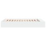 Estructura de cama madera de ingeniería blanca 150x200 cm de vidaXL, Camas y somieres - Ref: Foro24-3280559, Precio: 151,79 €...