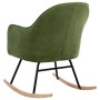 Light Green Velvet Rocking Chair by vidaXL, Rocking chairs - Ref: Foro24-289521, Price: 127,46 €, Discount: %