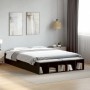 Black engineered wood bed frame 140x200 cm by vidaXL, Beds and slatted bases - Ref: Foro24-3280567, Price: 167,99 €, Discount: %