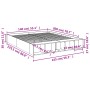 Estructura de cama madera de ingeniería negra 140x200 cm de vidaXL, Camas y somieres - Ref: Foro24-3280567, Precio: 167,75 €,...