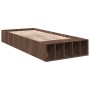 Estructura de cama madera de ingeniería roble marrón 90x200 cm de vidaXL, Camas y somieres - Ref: Foro24-3280614, Precio: 117...