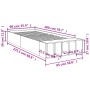 Estructura de cama madera de ingeniería negra 90x200 cm de vidaXL, Camas y somieres - Ref: Foro24-3280609, Precio: 117,27 €, ...