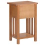 Mesa revistero con cajón madera maciza de roble 35x27x55 cm de vidaXL, Mesas auxiliares - Ref: Foro24-289182, Precio: 87,06 €...