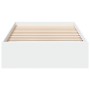 White engineered wood bed with drawers 75x190 cm by vidaXL, Beds and slatted bases - Ref: Foro24-3280713, Price: 134,06 €, Di...