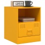 Bedside tables 2 units mustard yellow steel 34.5x39x44 cm by vidaXL, Nightstands - Ref: Foro24-841758, Price: 107,35 €, Disco...