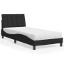 Cama con colchón terciopelo negro 80x200 cm de vidaXL, Camas y somieres - Ref: Foro24-3208564, Precio: 246,19 €, Descuento: %