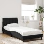 Cama con colchón terciopelo negro 80x200 cm de vidaXL, Camas y somieres - Ref: Foro24-3208564, Precio: 246,19 €, Descuento: %