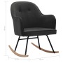 Dark gray velvet rocking chair by vidaXL, Rocking chairs - Ref: Foro24-289900, Price: 114,14 €, Discount: %