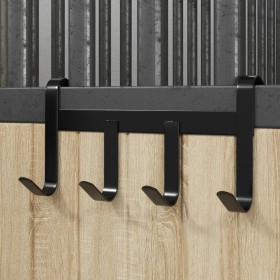 Bridle hanger with 4 black steel hooks by vidaXL, Horse rein accessories - Ref: Foro24-172461, Price: 17,99 €, Discount: %