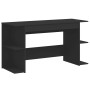 Escritorio madera de ingeniería negro 140x50x75 cm de vidaXL, Escritorios - Ref: Foro24-840549, Precio: 87,29 €, Descuento: %