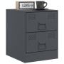 Bedside table in anthracite grey steel, 34.5x39x44 cm by vidaXL, Nightstands - Ref: Foro24-841623, Price: 70,85 €, Discount: %