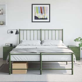 Mesitas de noche 2 unidades acero verde 34,5x39x44 cm de vidaXL, Mesitas de noche - Ref: Foro24-841628, Precio: 121,99 €, Des...