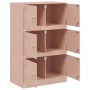 Steel sideboard in pink, 67x39x107 cm by vidaXL, Sideboards - Ref: Foro24-841656, Price: 170,99 €, Discount: %