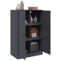 Anthracite steel sideboard 67x39x107 cm by vidaXL, Sideboards - Ref: Foro24-841663, Price: 164,99 €, Discount: %