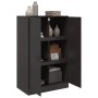 Aparador de acero negro 67x39x107 cm de vidaXL, Aparadores - Ref: Foro24-841661, Precio: 154,05 €, Descuento: %