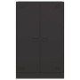 Aparador de acero negro 67x39x107 cm de vidaXL, Aparadores - Ref: Foro24-841661, Precio: 154,05 €, Descuento: %