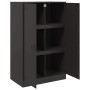 Aparador de acero negro 67x39x107 cm de vidaXL, Aparadores - Ref: Foro24-841661, Precio: 154,05 €, Descuento: %