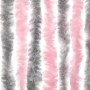 Silver and pink chenille mosquito net curtain 118x220 cm by vidaXL, Mosquito nets for windows - Ref: Foro24-4004886, Price: 7...