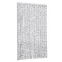 Light gray and dark gray chenille fly screen curtain 118x220 cm by vidaXL, Mosquito nets for windows - Ref: Foro24-4004890, P...