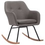 Light Gray Fabric Rocking Chair by vidaXL, Rocking chairs - Ref: Foro24-289527, Price: 92,46 €, Discount: %