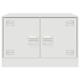 White steel coffee table 67x50x44 cm by vidaXL, Coffee table - Ref: Foro24-841732, Price: 92,23 €, Discount: %