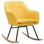 Mustard Yellow Fabric Rocking Chair by vidaXL, Rocking chairs - Ref: Foro24-289534, Price: 81,89 €, Discount: %