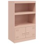 Aparador de acero rosa 67x39x107 cm de vidaXL, Aparadores - Ref: Foro24-841668, Precio: 140,07 €, Descuento: %