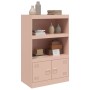 Aparador de acero rosa 67x39x107 cm de vidaXL, Aparadores - Ref: Foro24-841668, Precio: 140,07 €, Descuento: %