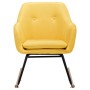 Mustard Yellow Fabric Rocking Chair by vidaXL, Rocking chairs - Ref: Foro24-289534, Price: 81,89 €, Discount: %