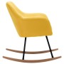 Mustard Yellow Fabric Rocking Chair by vidaXL, Rocking chairs - Ref: Foro24-289534, Price: 81,89 €, Discount: %