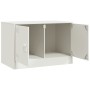 Muebles para TV 2 unidades acero blanco 67x39x44 cm de vidaXL, Muebles TV - Ref: Foro24-841642, Precio: 143,23 €, Descuento: %