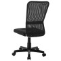 Silla de oficina de tela de malla negra 44x52x100 cm de vidaXL, Sillas de oficina - Ref: Foro24-289510, Precio: 74,92 €, Desc...