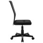 Silla de oficina de tela de malla negra 44x52x100 cm de vidaXL, Sillas de oficina - Ref: Foro24-289510, Precio: 74,92 €, Desc...