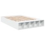 White engineered wood bed frame 120x200 cm by vidaXL, Beds and slatted bases - Ref: Foro24-3280573, Price: 146,99 €, Discount: %