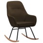 Brown fabric rocking chair by vidaXL, Rocking chairs - Ref: Foro24-289540, Price: 126,97 €, Discount: %