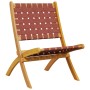 Folding garden chairs 2 units acacia wood and red fabric by vidaXL, Garden chairs - Ref: Foro24-366511, Price: 96,99 €, Disco...