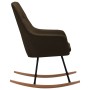 Brown fabric rocking chair by vidaXL, Rocking chairs - Ref: Foro24-289540, Price: 126,97 €, Discount: %