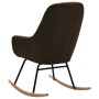 Brown fabric rocking chair by vidaXL, Rocking chairs - Ref: Foro24-289540, Price: 126,97 €, Discount: %