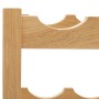 Wine rack for 6 bottles solid oak wood 37x21x21 cm by vidaXL, Wine racks - Ref: Foro24-289201, Price: 37,99 €, Discount: %