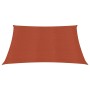 Terracotta HDPE square sail awning 160 g/m² 4.5x4.5 m by vidaXL, Umbrellas - Ref: Foro24-311332, Price: 43,22 €, Discount: %