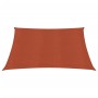 Terracotta HDPE square sail awning 160 g/m² 3.6x3.6 m by vidaXL, Umbrellas - Ref: Foro24-311330, Price: 32,61 €, Discount: %