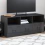 Mueble para TV de acero gris antracita 99x39x44 cm de vidaXL, Muebles TV - Ref: Foro24-841735, Precio: 128,76 €, Descuento: %