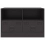 TV furniture 2 units black steel 67x39x44 cm by vidaXL, TV Furniture - Ref: Foro24-841740, Price: 161,64 €, Discount: %