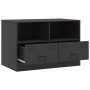 TV furniture 2 units black steel 67x39x44 cm by vidaXL, TV Furniture - Ref: Foro24-841740, Price: 161,64 €, Discount: %