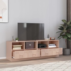 TV furniture 2 units pink steel 67x39x44 cm by vidaXL, TV Furniture - Ref: Foro24-841742, Price: 171,67 €, Discount: %