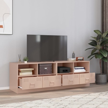 TV furniture 2 units pink steel 67x39x44 cm by vidaXL, TV Furniture - Ref: Foro24-841742, Price: 171,99 €, Discount: %