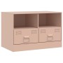 TV furniture 2 units pink steel 67x39x44 cm by vidaXL, TV Furniture - Ref: Foro24-841742, Price: 171,99 €, Discount: %