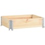 Solid pine wood pallet box necklace 60x80 cm by vidaXL, Loading platforms and pallets - Ref: Foro24-310048, Price: 29,44 €, D...